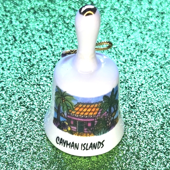 Cayman Islands Porcelain Bell and Hell Grand Cayman Thimble - Picture 3 of 4